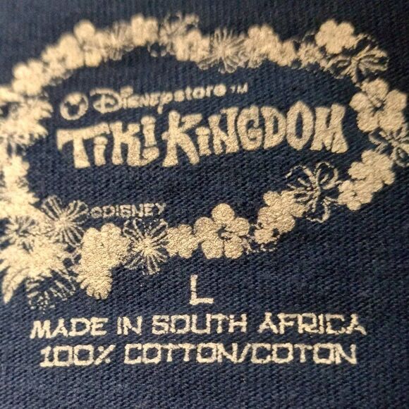 DisneyTiki Kingdom Cotton Lg Grumpy Summer BBQ Bash Graphic Short Sleeve T-Shirt - Picture 3 of 7